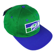 NFL (Game Day) - Seattle Seahawks Embroidered Snap Back Hat 1990s OSFA Vintage Retro Football