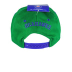 NFL (Game Day) - Seattle Seahawks Embroidered Snap Back Hat 1990s OSFA Vintage Retro Football
