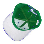 NFL (Game Day) - Seattle Seahawks Embroidered Snap Back Hat 1990s OSFA Vintage Retro Football