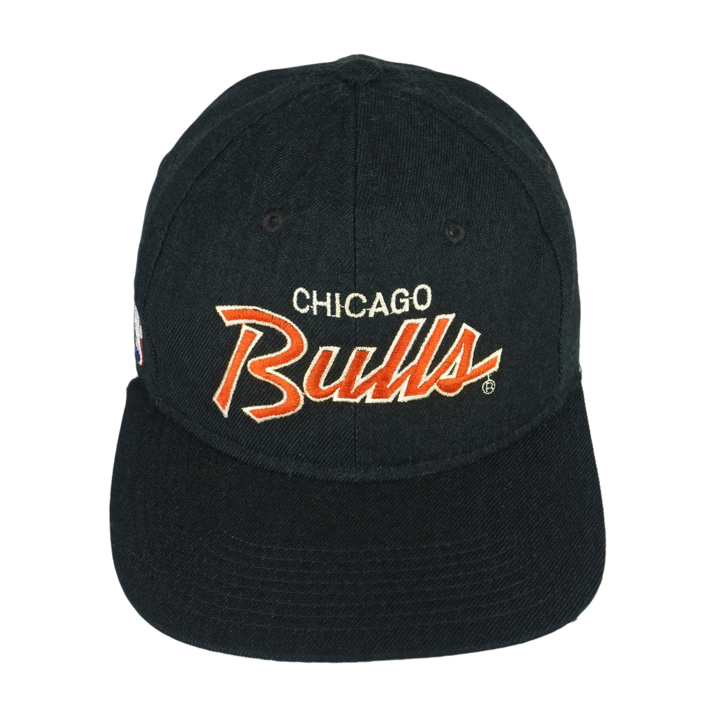 NBA (Sports Specialties) - Chicago Bulls Snap Back Hat 1990s OSFA Vintage Retro Basketball