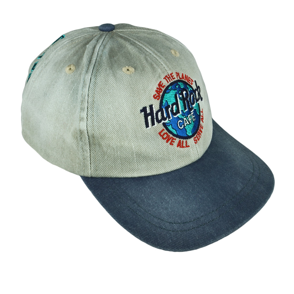 Vintage (Hard Rock) - Hard Rock Washington D.C. Snap Back Hat 1990s OSFA Vintage Retro