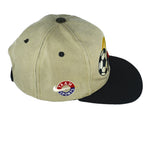 Nike - Brown World Cup Snap Back Hat 1990s OSFA Vintage Retro