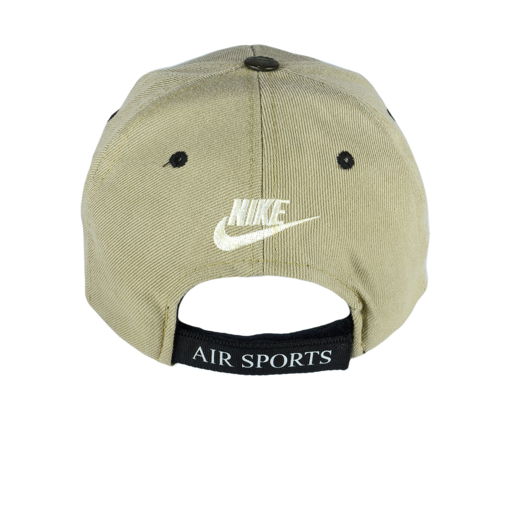 Nike - Brown World Cup Snap Back Hat 1990s OSFA Vintage Retro