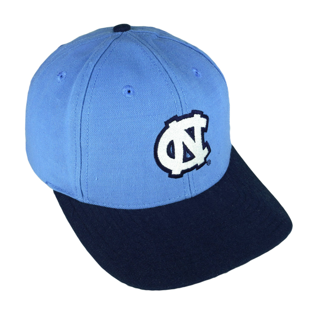 Nike - North Carolina Tar Heels Strap Back Hat 1990s OSFA Vintage Retro Football College