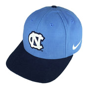 Nike - North Carolina Tar Heels Strap Back Hat 1990s OSFA Vintage Retro Football College