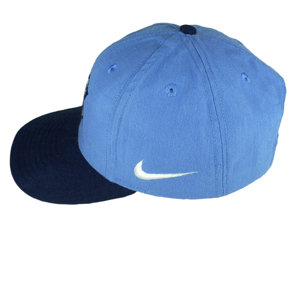 Nike - North Carolina Tar Heels Strap Back Hat 1990s OSFA Vintage Retro Football College
