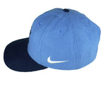 Nike - North Carolina Tar Heels Strap Back Hat 1990s OSFA Vintage Retro Football College