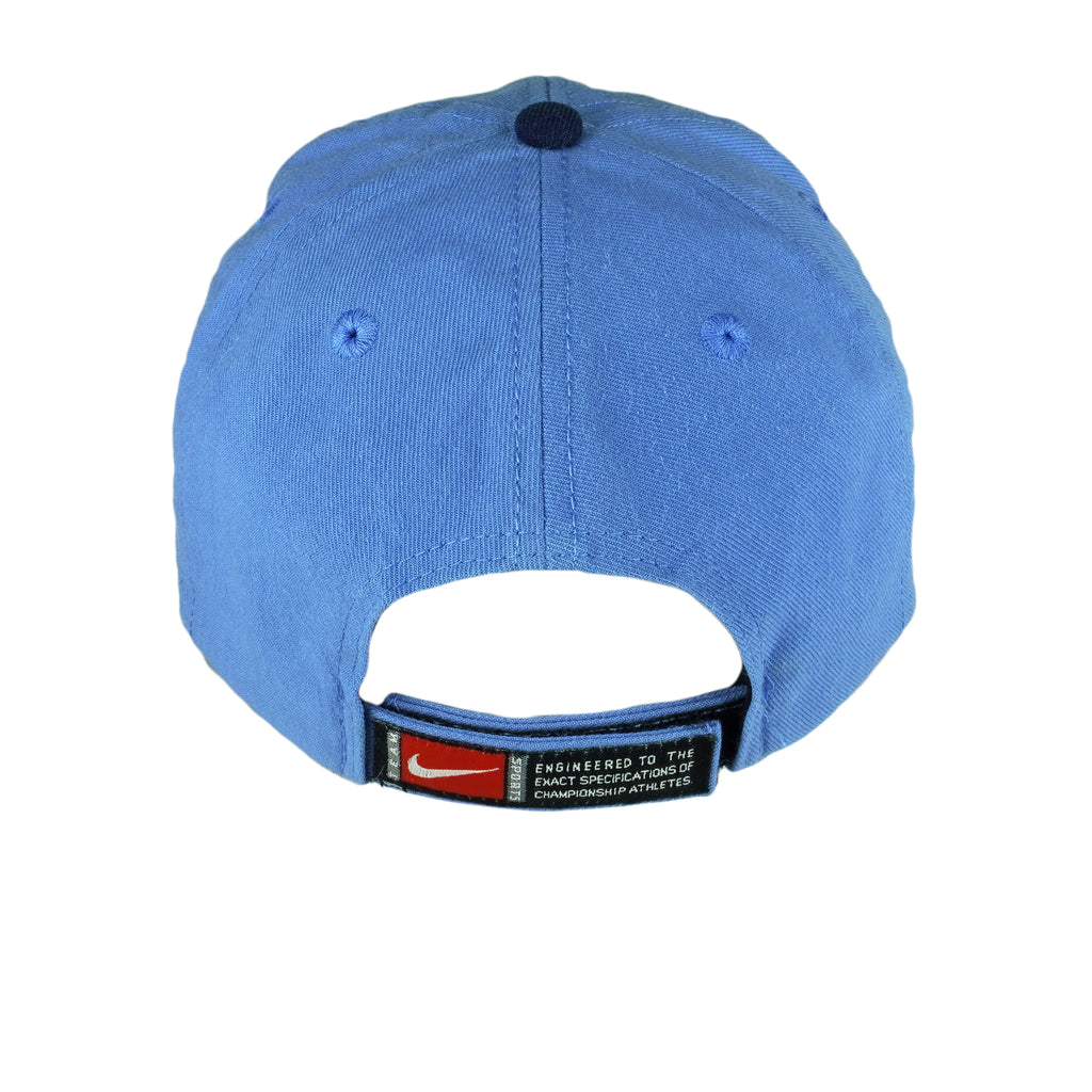 Nike - North Carolina Tar Heels Strap Back Hat 1990s OSFA Vintage Retro Football College