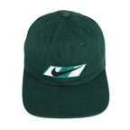 Nike - Green Just Do It Spell-Out Snap Back Hat 1990s OSFA Vintage Retro
