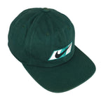 Nike - Green Just Do It Spell-Out Snap Back Hat 1990s OSFA Vintage Retro