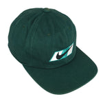 Nike - Green Just Do It Spell-Out Snap Back Hat 1990s OSFA Vintage Retro