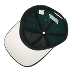 Nike - Green Just Do It Spell-Out Snap Back Hat 1990s OSFA Vintage Retro