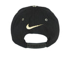 Nike - Black Spell-Out Snap Back Hat 1990s OSFA Vintage Retro