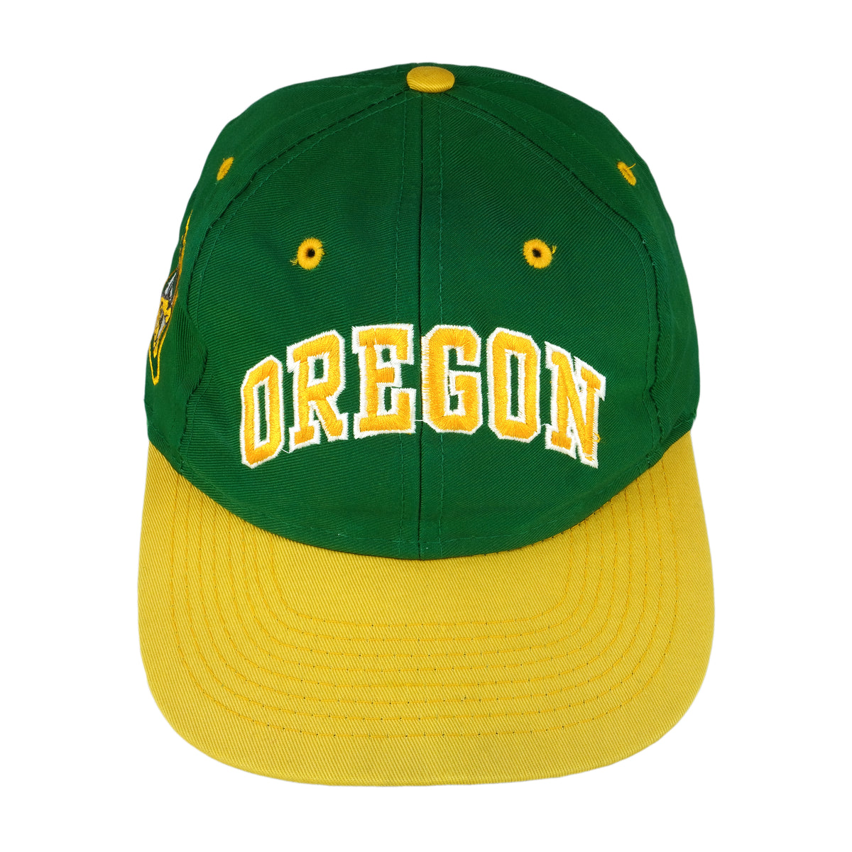 NCAA - Oregon Ducks Spell-Out Snap Back Hat 1990s OSFA Vintage Retro Basketball College
