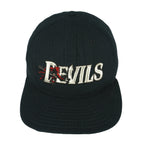 NHL (New Era) - New Jerseys Devils Snap Back Hat 1990s OSFA Vintage Retro Hockey