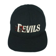 NHL (New Era) - New Jerseys Devils Snap Back Hat 1990s OSFA Vintage Retro Hockey