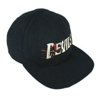 NHL (New Era) - New Jerseys Devils Snap Back Hat 1990s OSFA Vintage Retro Hockey