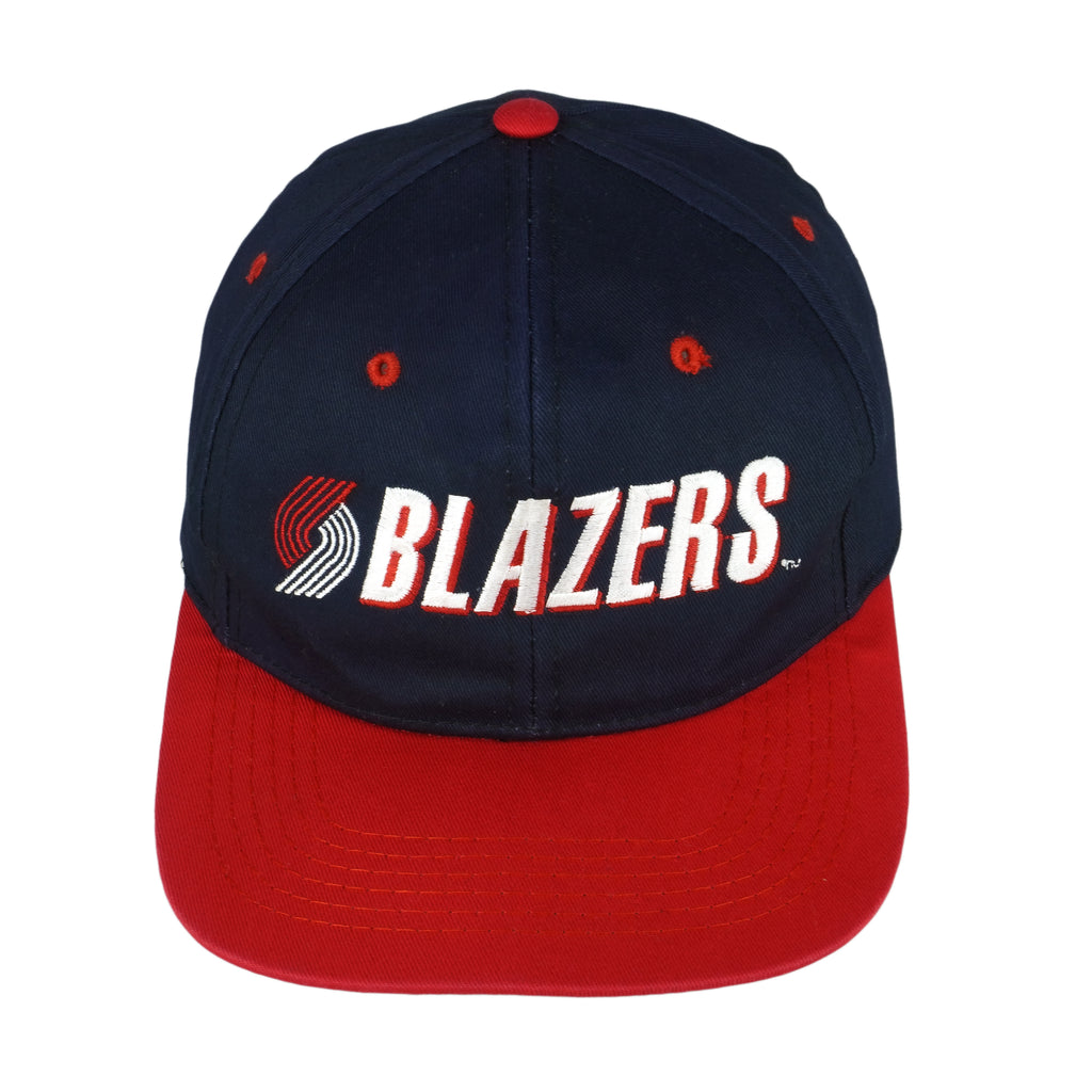 NBA - Portland Blazers Snap Back Hat 1990s OSFA Vintage Retro Basketball
