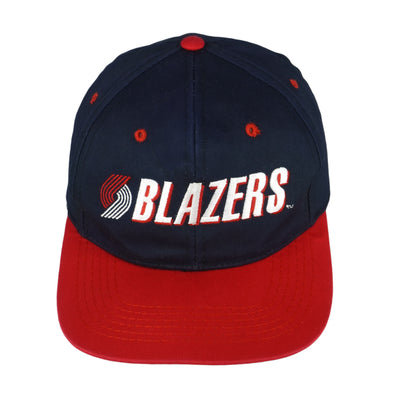 NBA - Blue Portland Blazers Snapback Hat 1990s OSFA