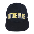Starter - Notre Dame Fighting Irish Spell-Out Snap Back Hat 1990s OSFA Vintage Retro Football College