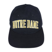 Starter - Notre Dame Fighting Irish Spell-Out Snap Back Hat 1990s OSFA Vintage Retro Football College