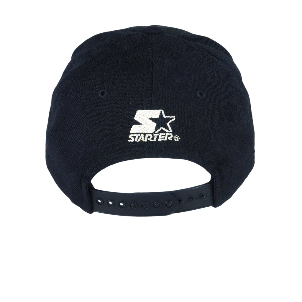 Starter - Notre Dame Fighting Irish Spell-Out Snap Back Hat 1990s OSFA Vintage Retro Football College