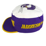 NFL (Twin Ent) - Minnesota Vikings Spell-Out Fitted Hat 1990s Vintage Retro Football