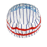 MLB - Toronto Blue Jays Pinstripe Painter Pillbox Hat 1990s OSFA Vintage Retro Baseball