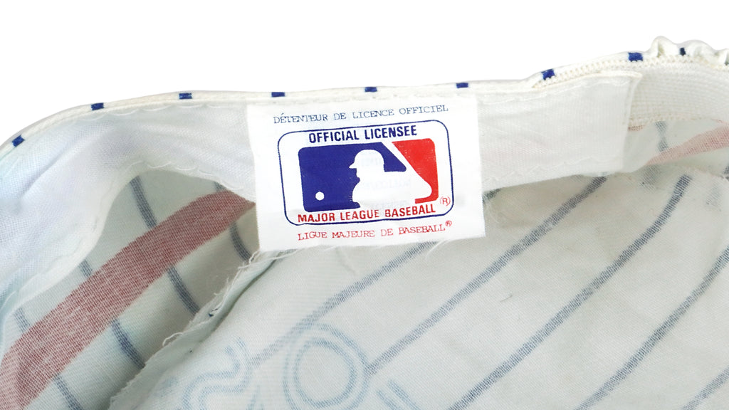 MLB - Toronto Blue Jays Pinstripe Painter Pillbox Hat 1990s OSFAVintage Retro Baseball
