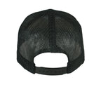 Adidas - Black Big spell-Out Mesh Snap Back Hat 1990s OSFA Vintage Retro