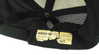 Adidas - Black Big spell-Out Mesh Snap Back Hat 1990s OSFA Vintage Retro