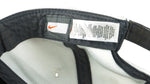 Nike - Black & White Big Spell-Out Mesh Strap Back Hat 1990s OSFA Vintage Retro