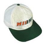 Nike - Miami Hurricanes Spell-Out Mesh Strap Back Hat 1990s OSFA Vintage Retro Football College