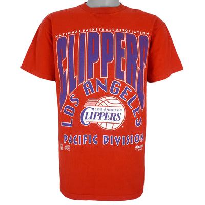 NBA (Artex) - Los Angeles Clippers Spell-Out T-Shirt 1990s Large