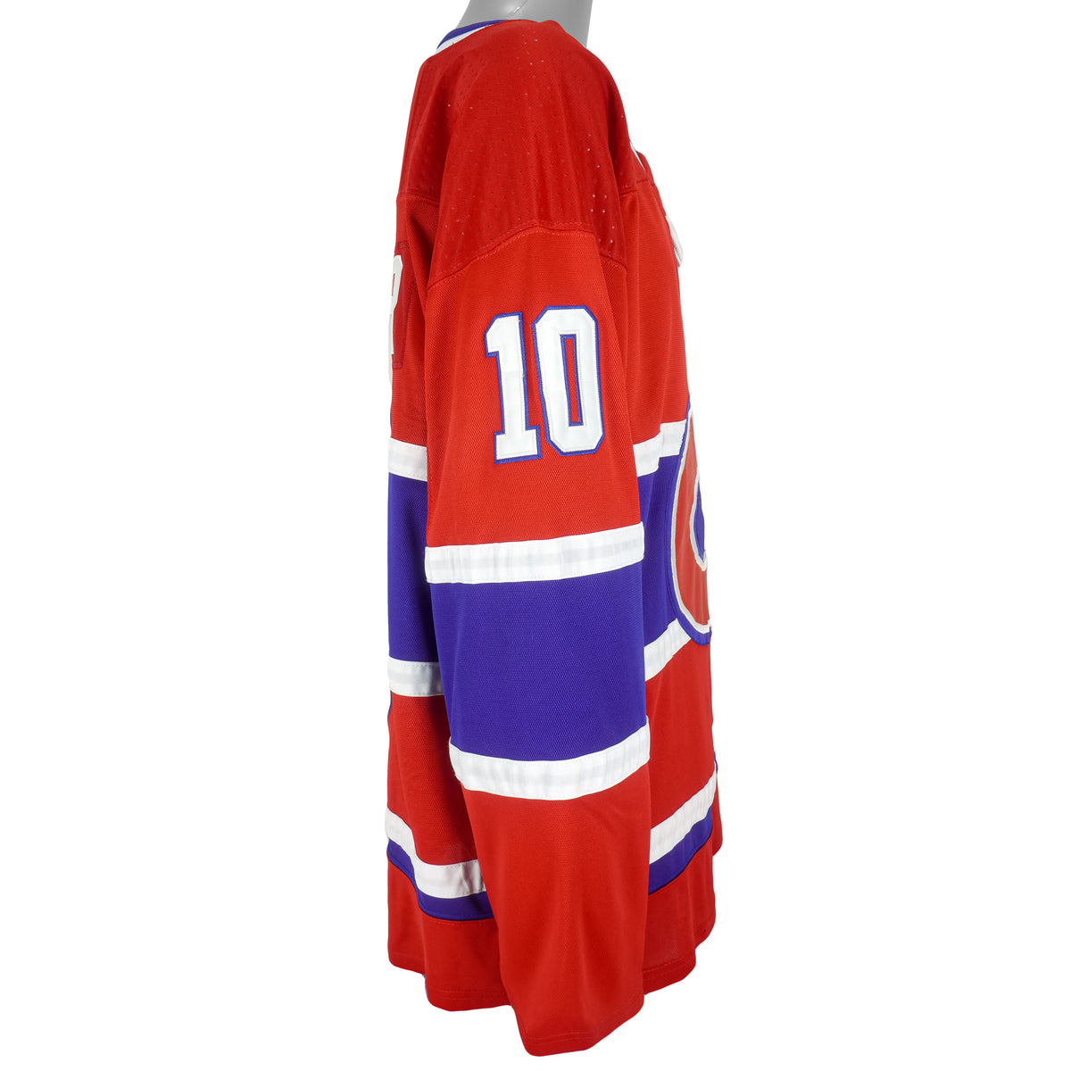 Adidas - Montreal Canadiens Lafleur Number 10 Hockey Jersey 1990s 54 Vintage Retro Hockey