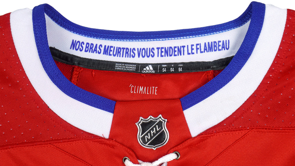 Adidas - Montreal Canadiens Lafleur Number 10 Hockey Jersey 1990s 54 Vintage Retro Hockey