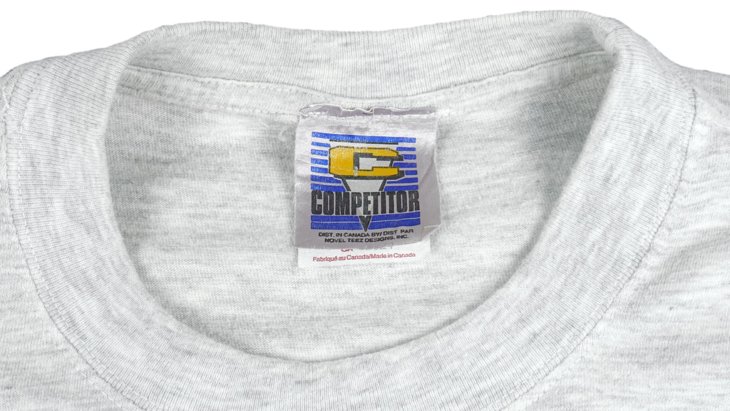 NHL (Competitors) - Montreal Canadiens Spell-Out T-Shirt 1990s Large Vintage Retro Hockey