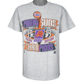 NBA (Hanes) - Phoenix Suns Spell-Out T-Shirt 1993 Large Vintage Retro Basketball