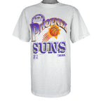 NBA (Trench) - Phoenix Suns Spell-Out T-Shirt 1992 Large Vintage Retro Basketball