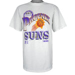 NBA (Trench) - Phoenix Suns Spell-Out T-Shirt 1992 Large Vintage Retro Basketball