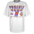 NBA (Hanes) - Phoenix Suns, Western Conference Spell-Out T-Shirt 1995 X-Large Vintage Retro Basketball