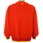 NBA (Logo Athletic) - Atlanta Hawks Embroidered Crew Neck Sweatshirt 1990s X-Large Vintage Retro Basketball