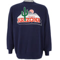 Vintage (Artex) - University of Arizona Crew Neck Sweatshirt 1990s Large Vintage Retro