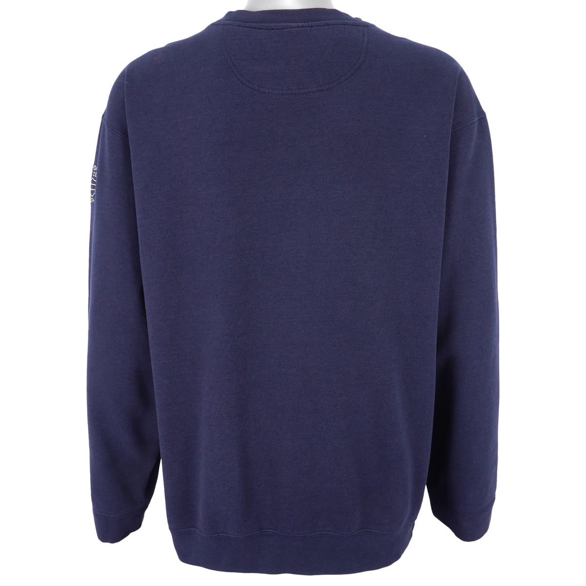 Harley Davidson - Dark Blue Embroidered Spell-Out Sweatshirt 1990s X-Large Vintage Retro