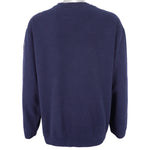 Harley Davidson - Dark Blue Embroidered Spell-Out Sweatshirt 1990s X-Large Vintage Retro