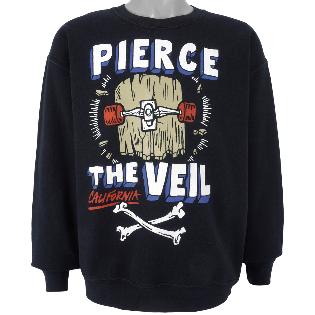 Vintage - Pierce The Veil, California Crew Neck Sweatshirt 2000s Large Vintage Retro