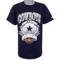 NFL (Logo 7) - Dallas Cowboys Spell-Out T-Shirt 1992 Large Vintage Retro Football