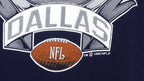 NFL (Logo 7) - Dallas Cowboys Spell-Out T-Shirt 1992 Large Vintage Retro Football