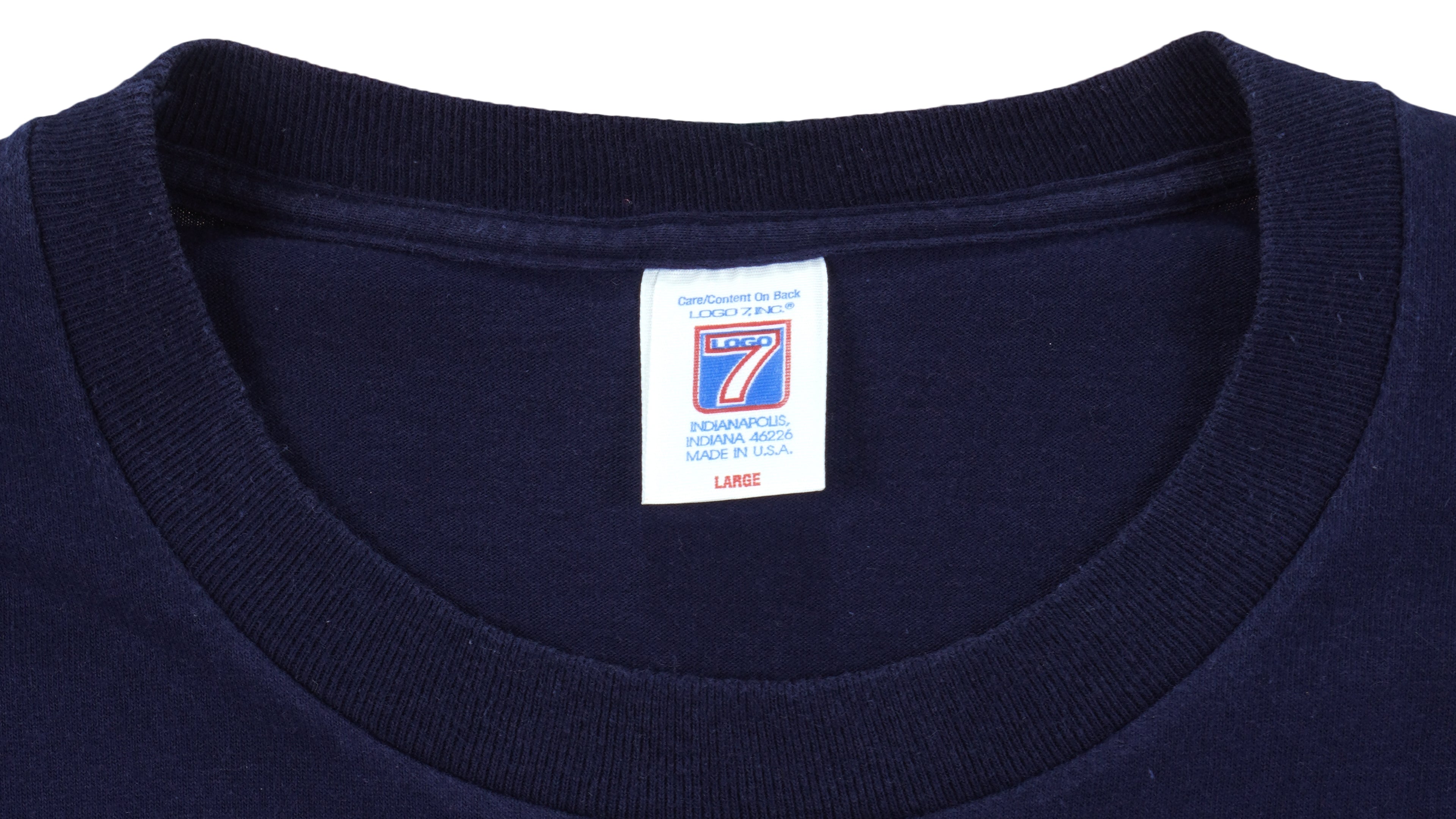 NFL (Logo 7) - Dallas Cowboys Spell-Out T-Shirt 1992 Large Vintage Retro football