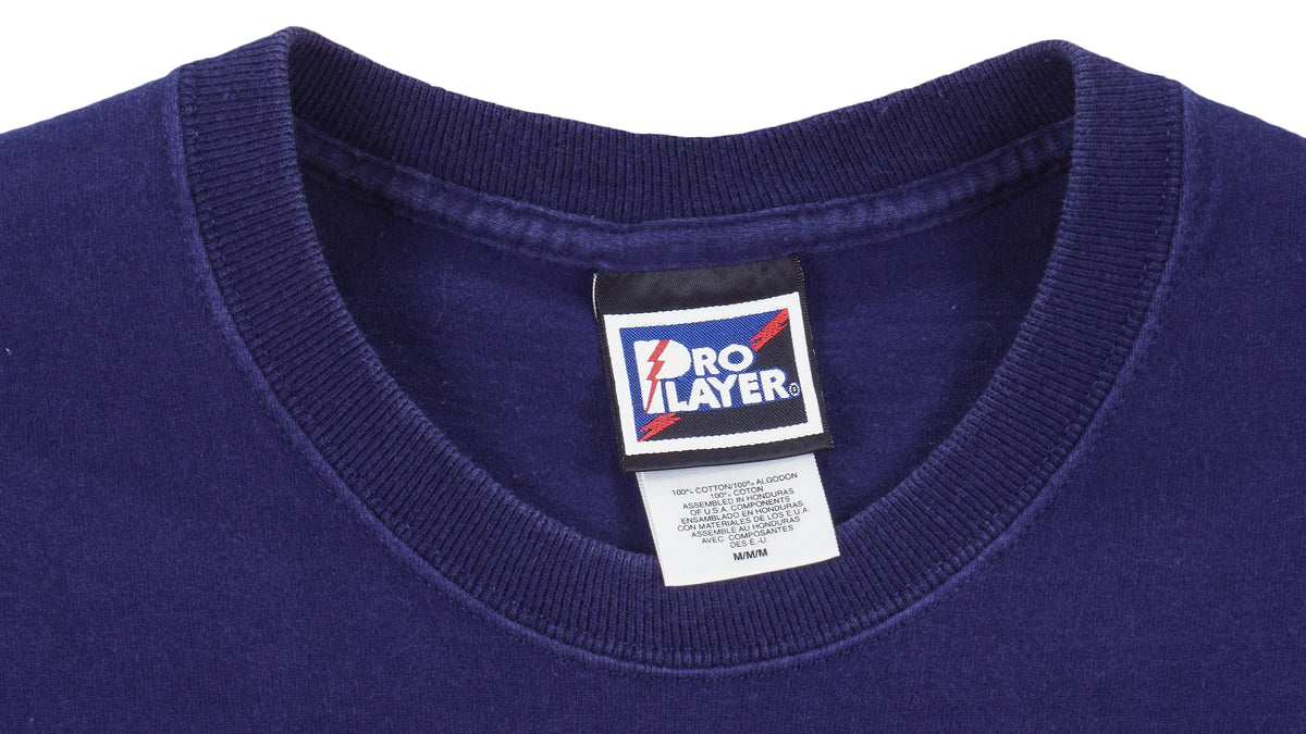 NHL (Pro Player) - Toronto Maple Leafs, Curtis Joseph Spell-Out T-Shirt 1990s Medium Vintage Retro Hockey